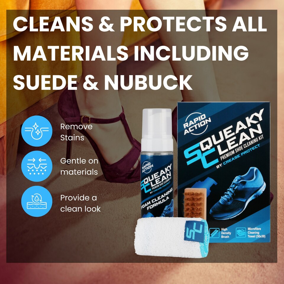 image 1 of Squeaky Clean Shoe Cleaning Kit