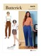 image 1 of Butterick 6878 Paper Sewing Pattern – Women’s Trousers & Shorts, Size B5 (8–10–12–14–16), Intermediate