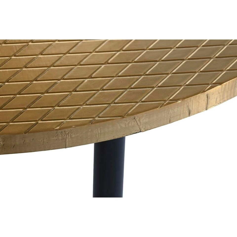 image 1 of Centre Table DKD Home Decor Glamour Black Golden Wood Metal 85 x 85 x 45 cm N/A