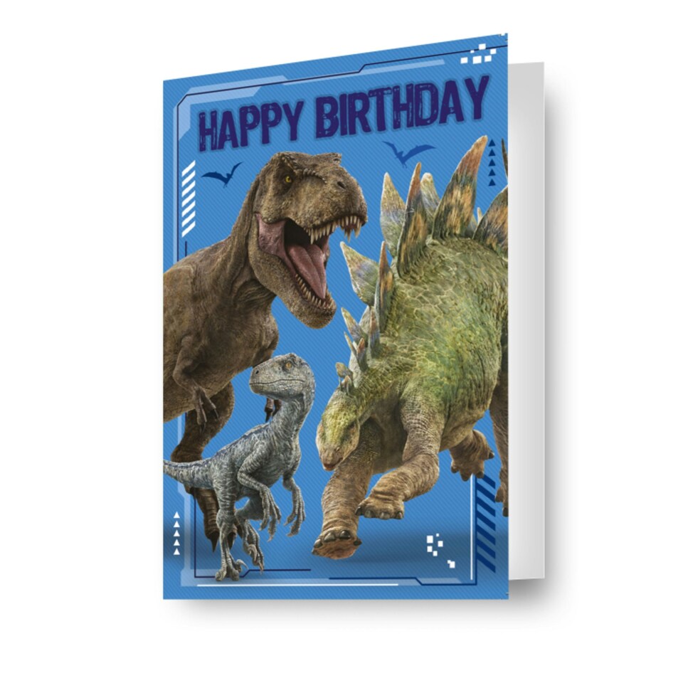 image 1 of Jurassic World 'It's Your Birthday' Card