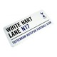 image 2 of Tottenham Hotspur FC  Official White Hart Lane Street Sign - White/Black - One Size