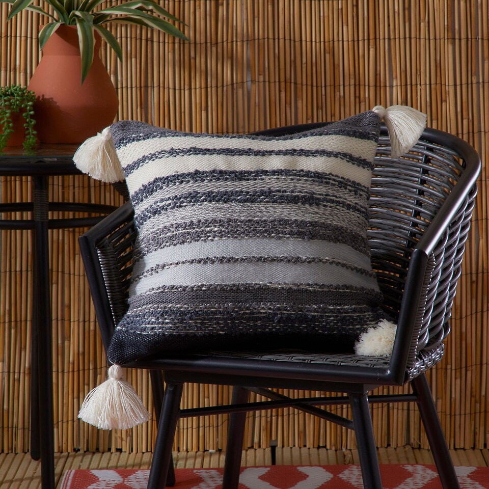 image 1 of Drift Grayson Outdoor Cushion Cover Black