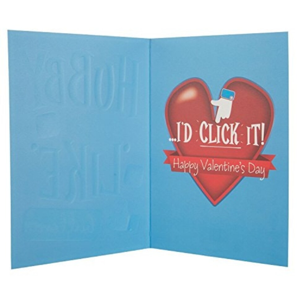 image 1 of Husband 'Like Button' Valentine's Day Hubby Card - Medium by Hallmark New