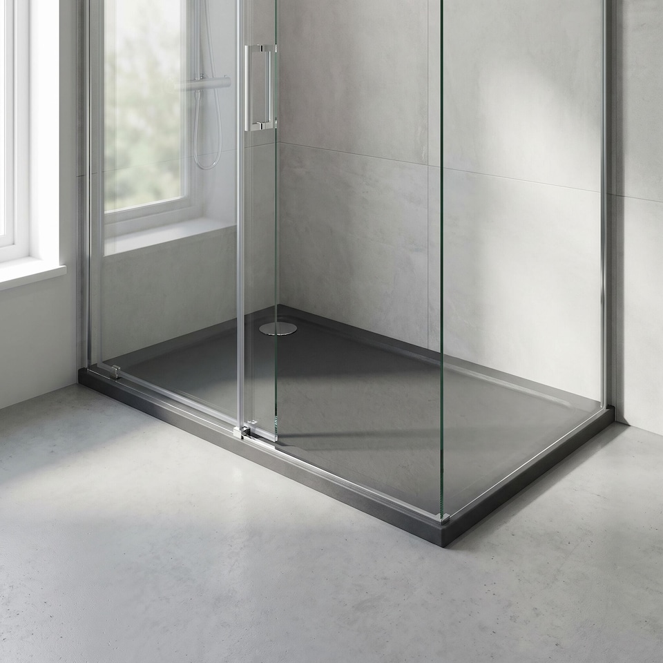 image 1 of Balterley Stone Tray 1600x800 - Slate