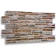 image 1 of NOVECRAFTO 3D Sandstone Wall Panels – 6 PVC Sheets, Covers 2.76 sqm (29.76 sq ft), 96x48cm Each – Mixed Natural Sandstone Effect Decorative Cladding