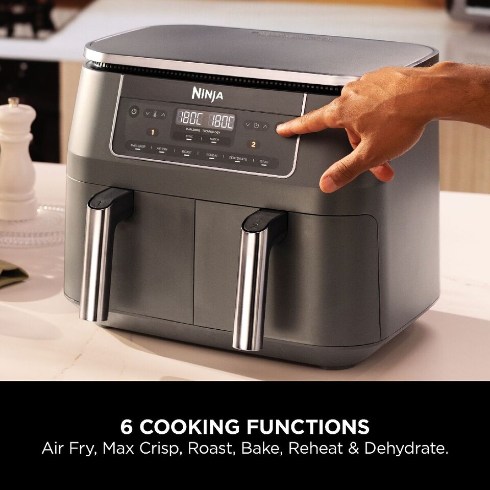 image 1 of Ninja 6 in 1 Dual Zone Air Fryer 7.6L DZ300UK