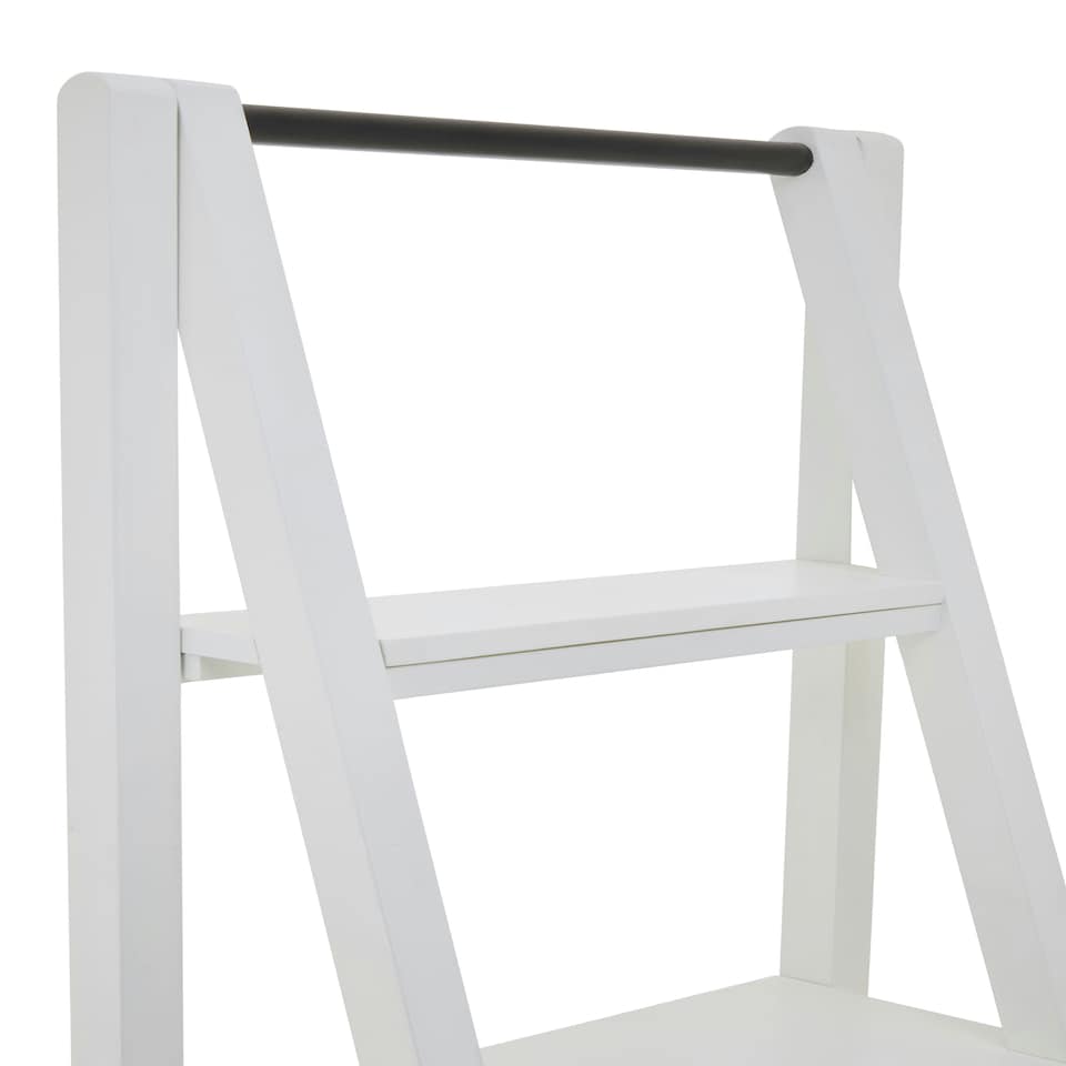 image 1 of Interiors by Premier Functional 4 Tier Shelf Unit, Stylish Standing Shelves For Livingroom, Versatile Shelving Unit For Bedroom White