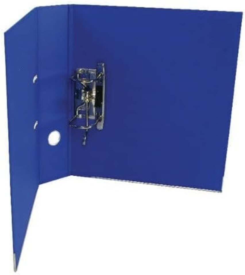 image 1 of Pack of 10 A4 Blue Q-Connect 70mm Lever Arch File Polypropylene