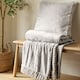 image 3 of Catherine Lansfield Velvet And Faux Fur Soft Touch Blanket Throw | Cream | Natural