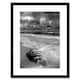 image 1 of Nature Landscape Storm Sea Beach Black White Wave Framed Wall Art Print