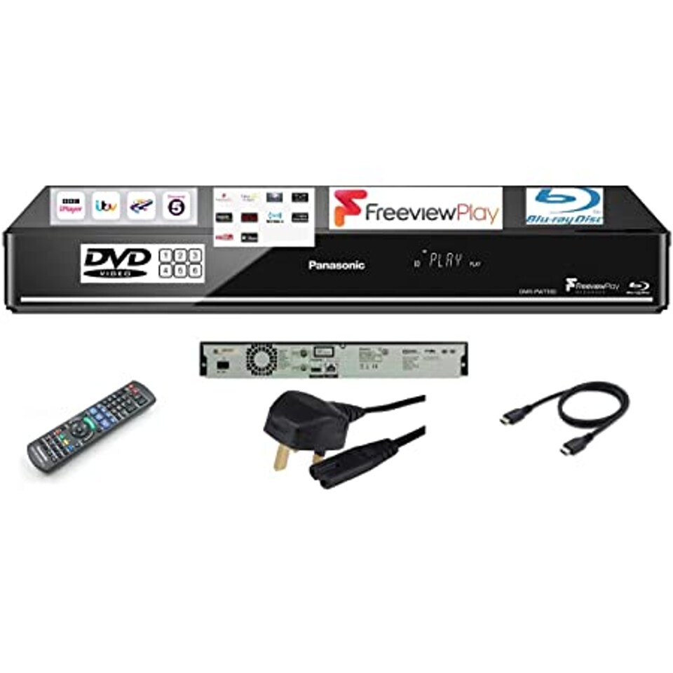 image 1 of Panasonic DMR-PWT550 Dvd Blu Ray Player  in Black