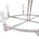 image 2 of Interiors by Premier 8-light Ceiling Light Silver
