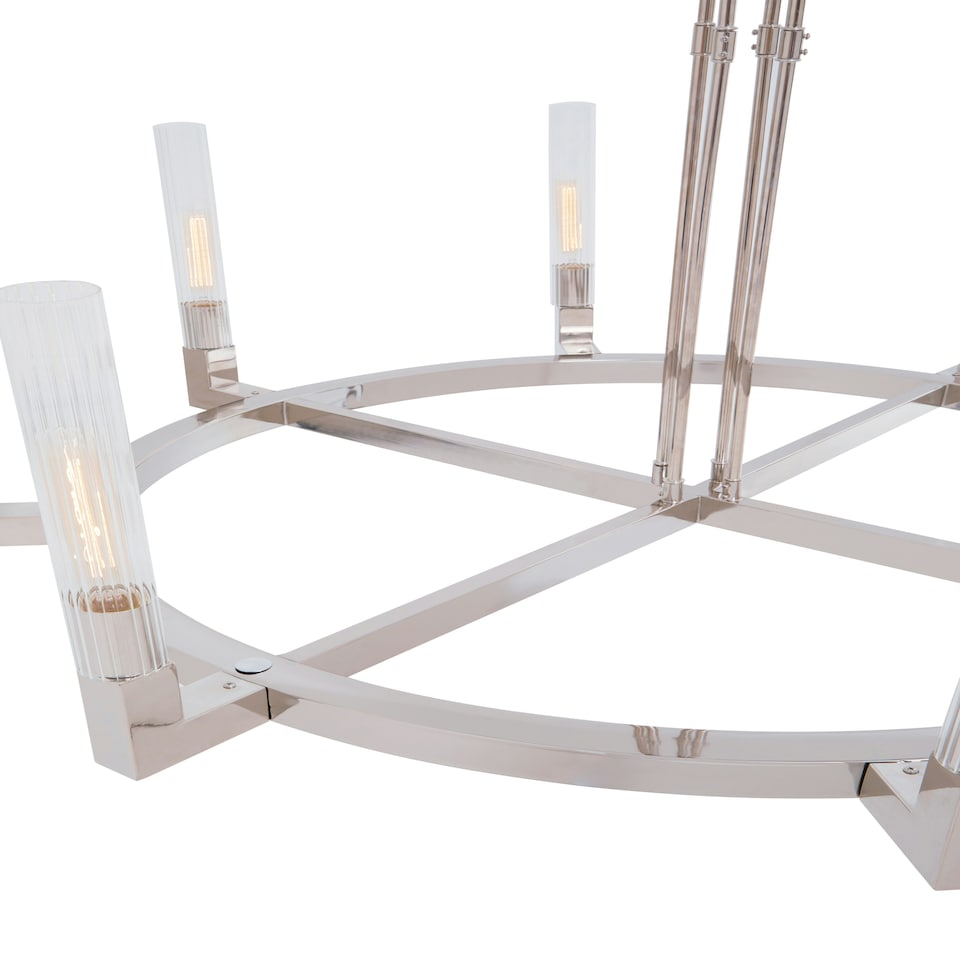 image 1 of Interiors by Premier 8-light Ceiling Light Silver