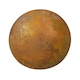 image 4 of Charles Bentley 60cm Oxidised Rust Finish Fire Pit Minimalist Design Outdoor Use