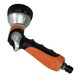 image 4 of Spray Nozzle Orange Watering Hose Pipe Gardening Thumb Trigger 10 Patterns