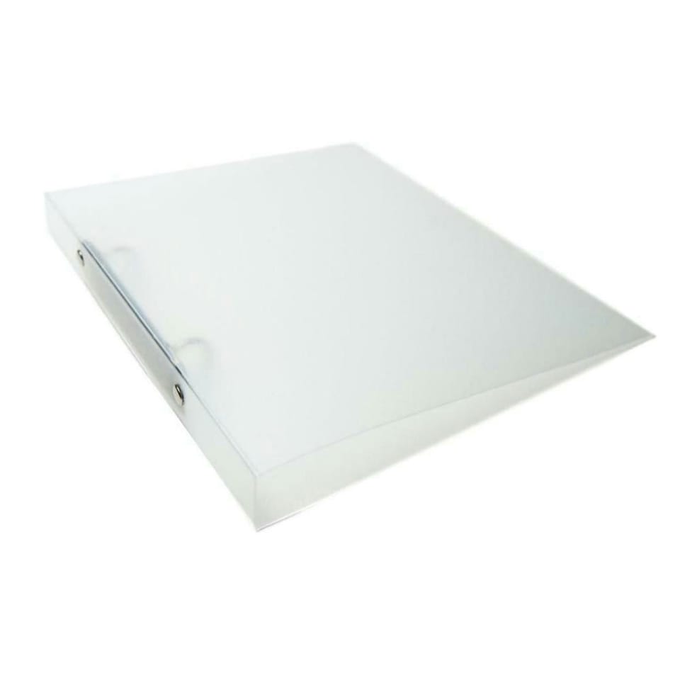 image 1 of Pack of 10 A5 Slim Clear Translucent Ringbinders by Janrax