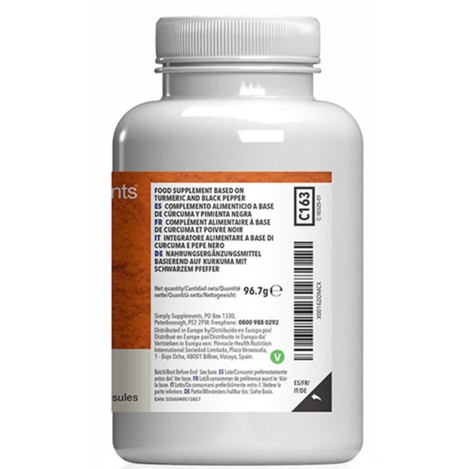 image 1 of Turmeric 1400mg with Black Pepper - 120 Capsules