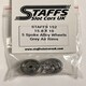 image 1 of Staffs Slot Cars 5 Spoke Grey Alloy Wheels Air Rims 15.8 x 10 mm x2 STAFFS 152