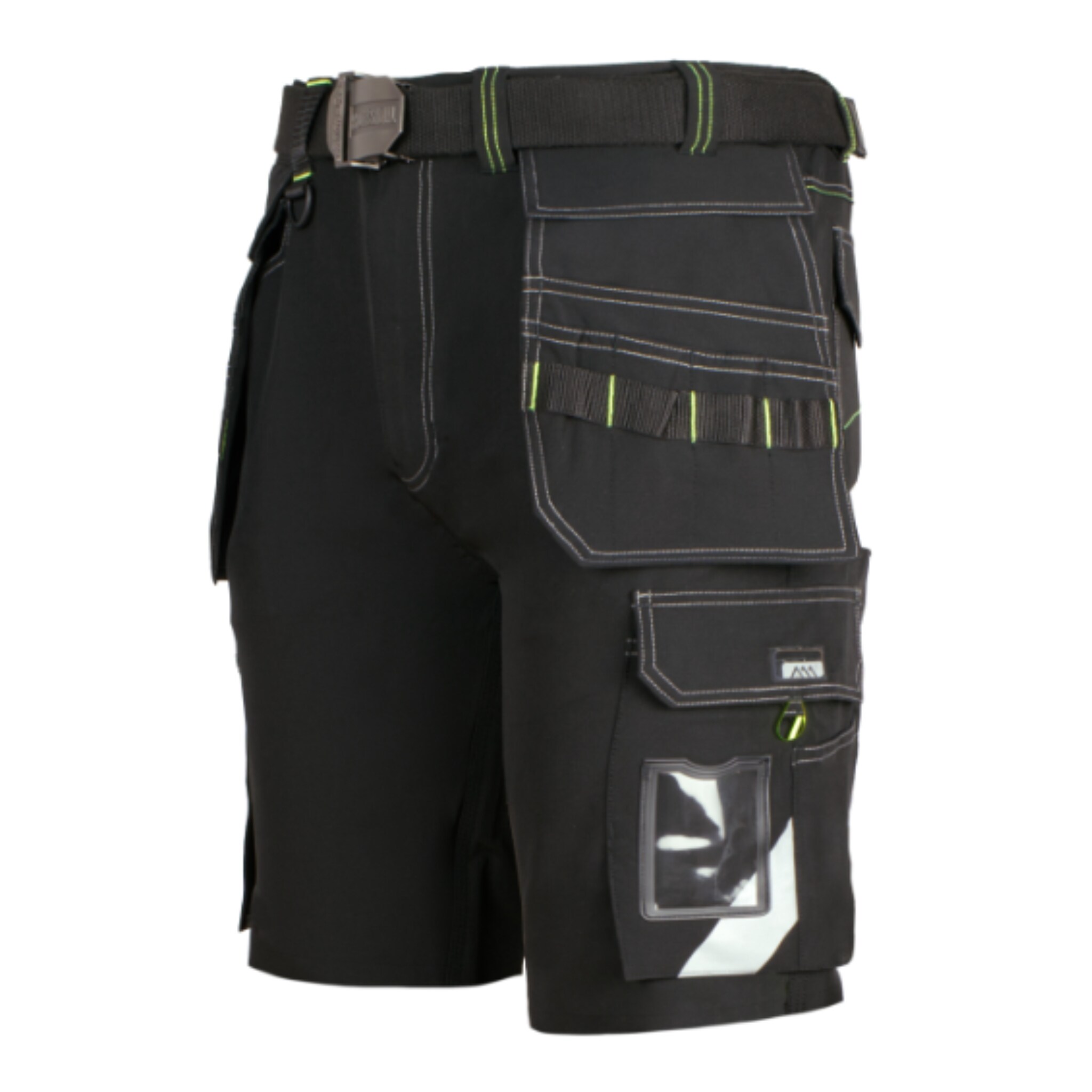 ArtMas CLASSIC4DYNAMIC Mens Work Shorts Size 36UK Durable Knee Length Cargo Design with Multi Pockets and Belt