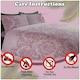 image 3 of VELVETIO Empire Damask Printed Duvet Cover Set Reversible Polycotton Beddings Pink | Super King