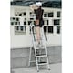 image 3 of Gr8 Home 4 Step Ladder Folding Stool Non Slip Tread Steel Foldable Home DIY With Handrail