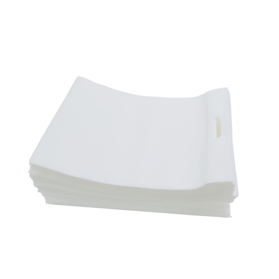 image 1 of Pack of 25 White Coloured 40x30cm Non-Woven Patch Handle Bags | White