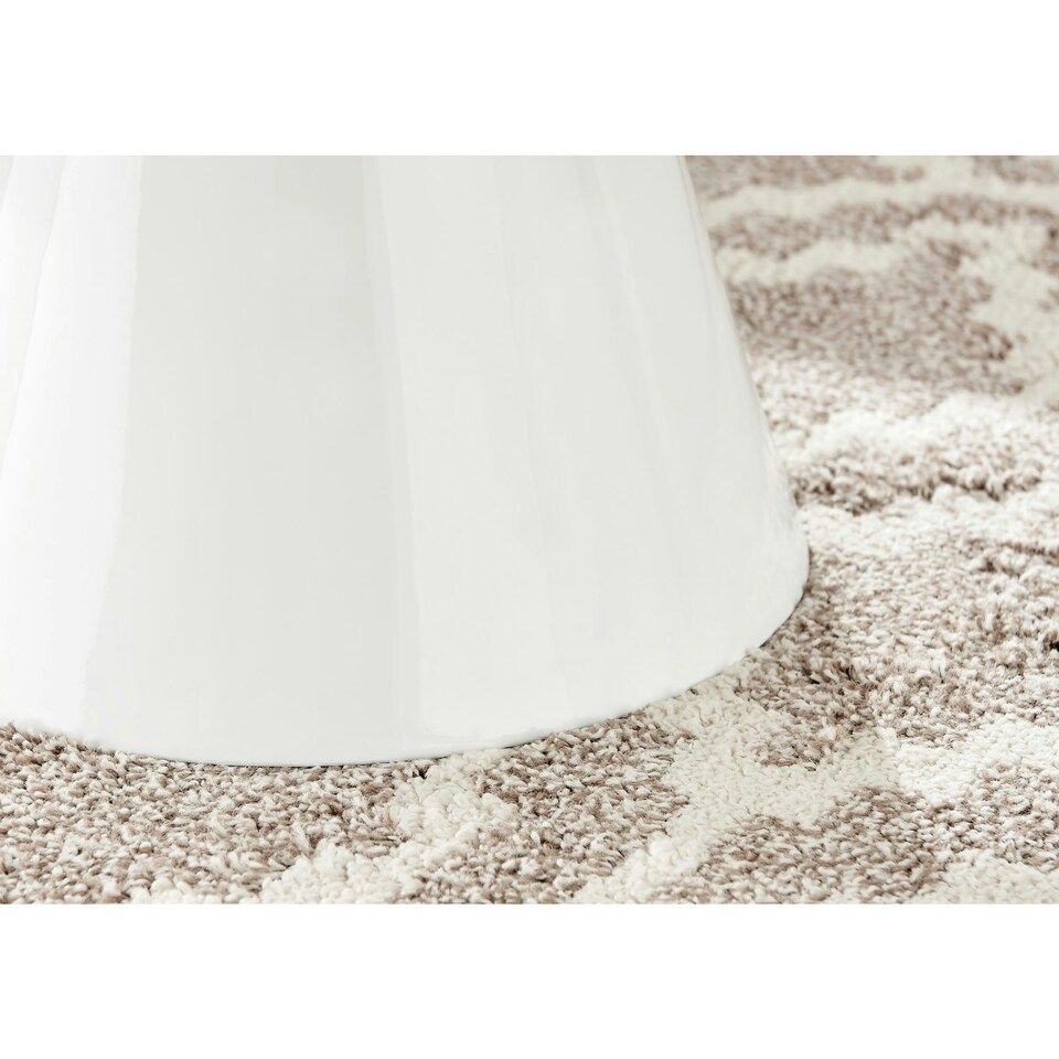 image 1 of Furniturebox Palma Round Beige Stone Coffee Table