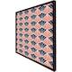 image 3 of Navy & pink geometric shells (Picture Frame) Grey | XL