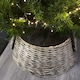 image 3 of 40/58cm Samuel Alexander KD Willow Christmas Tree Skirt Wicker Rattan- Medium Natural