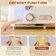 image 4 of HOMCOM Toaster with 4 Slot, 7 Browning Levels, 1600W, White Honeycomb White | Pink accents | 29.3L x 27.6W x 18.9H cm