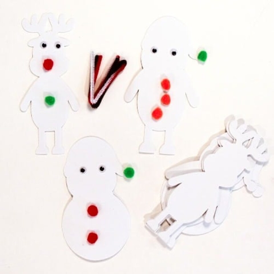 Christmas Craft Foam Characters - Pack of 9