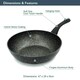 image 3 of Blackmoor 66160 Classic 28cm Non-Stick Induction Wok