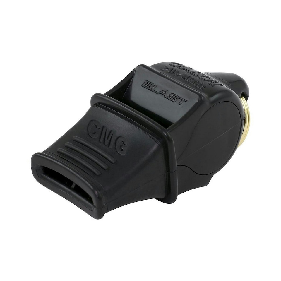 image 1 of Fox 40 Sonik Blast Whistle and Lanyard - Black - One Size (UTRD2731)