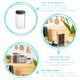 image 2 of Argon Tableware 5 Piece Flip Lock Plastic Food Storage Containers Set - Black