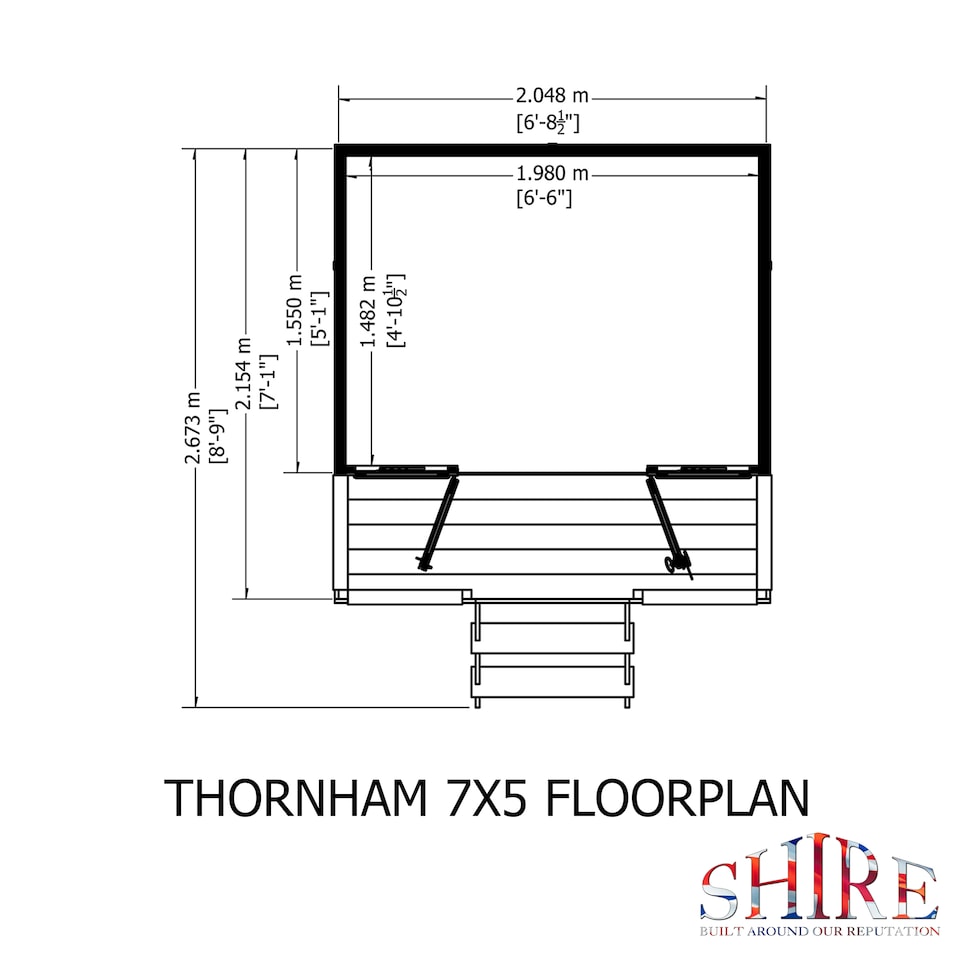 image 1 of Thornham 7 x 7 Summerhouse