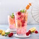 image 2 of Summer Time Bright Acrylic Drink Stirrers - Pack of 6