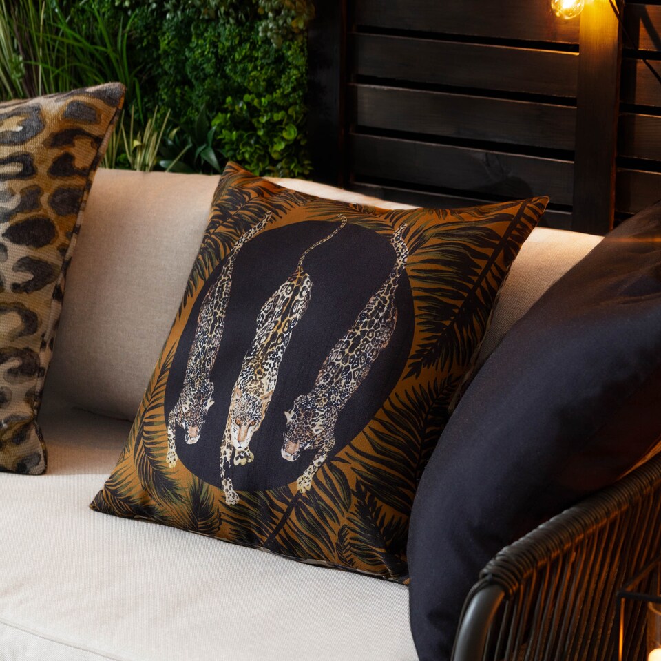 image 1 of Paoletti Leopardis Trio Woven Outdoor Cushion