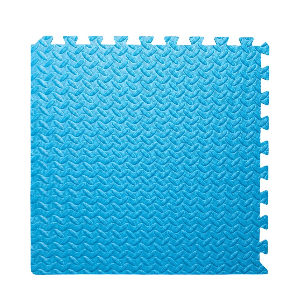 image 1 of Samuel Alexander Blue 8 Piece EVA Foam Floor Protective Tiles / Mats 60x60cm Each