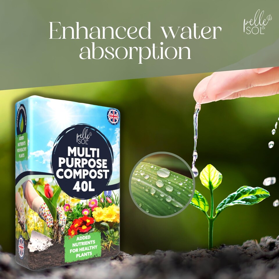 image 1 of Pelle & Sol 40L Multi Purpose Compost Peat Free Potting Soil