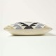 image 4 of Homescapes Agra Handwoven Kilim Cushion with Feather Filling - 45 x 45 cm | Multi | Yellow, gold, grey, black and white | 1