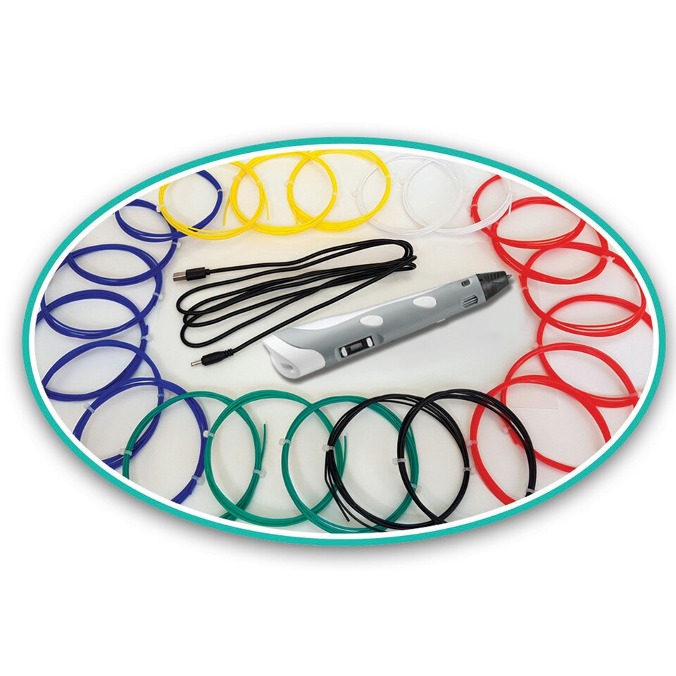 image 1 of Small World Toys 3D Printing Pen Jumbo Set 6 In1