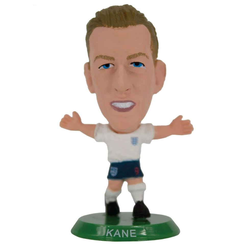 England FA Harry Kane SoccerStarz Football Figurine - White/Navy Blue/Green - One Size