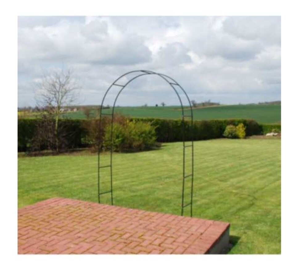 image 1 of Metal Garden Arch Archway Ornament For Climbing Plants Rose Patio Gateway Sturdy