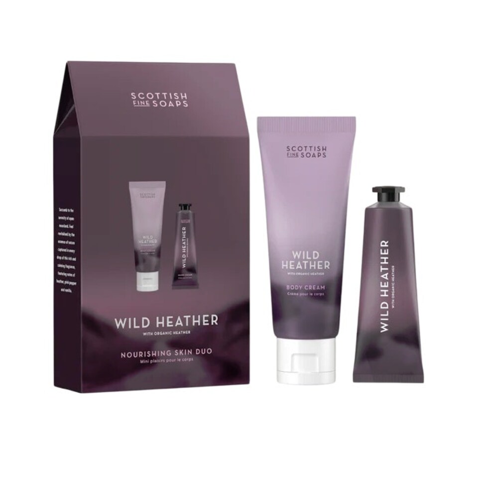 image 1 of Scottish Fine Soaps Wild Heather Nourishing Skin Duo
