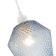 image 3 of Modern and Compact Diamond Design Midnight Blue Glass Pendant Shade | Blue | Midnight Blue | 1