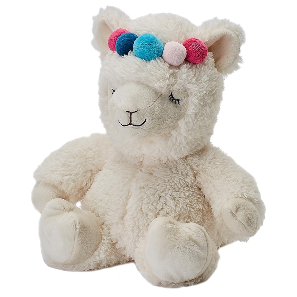 image 1 of Warmies Plush Llama Microwavable, Weighted Plush Teddy with French Lavender Scent, Microwavable Heat Pad Suitable for All Adults and Children