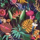 image 1 of Holden Décor Wonderland Tropical Wallpaper - Plum - 10m x 53cm Purple