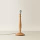 image 4 of ValueLights Victoria Light Wood Traditional Stem Table Lamp Base | Brown