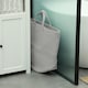 image 8 of HOMCOM 36L Cotton Rope Laundry Basket with Handles for Pillows Clothes Grey