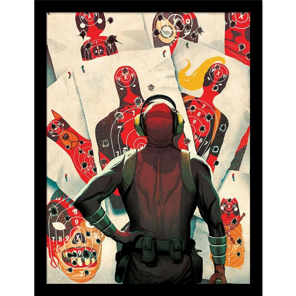 Deadpool (Shooter) Framed 30x40cm Print